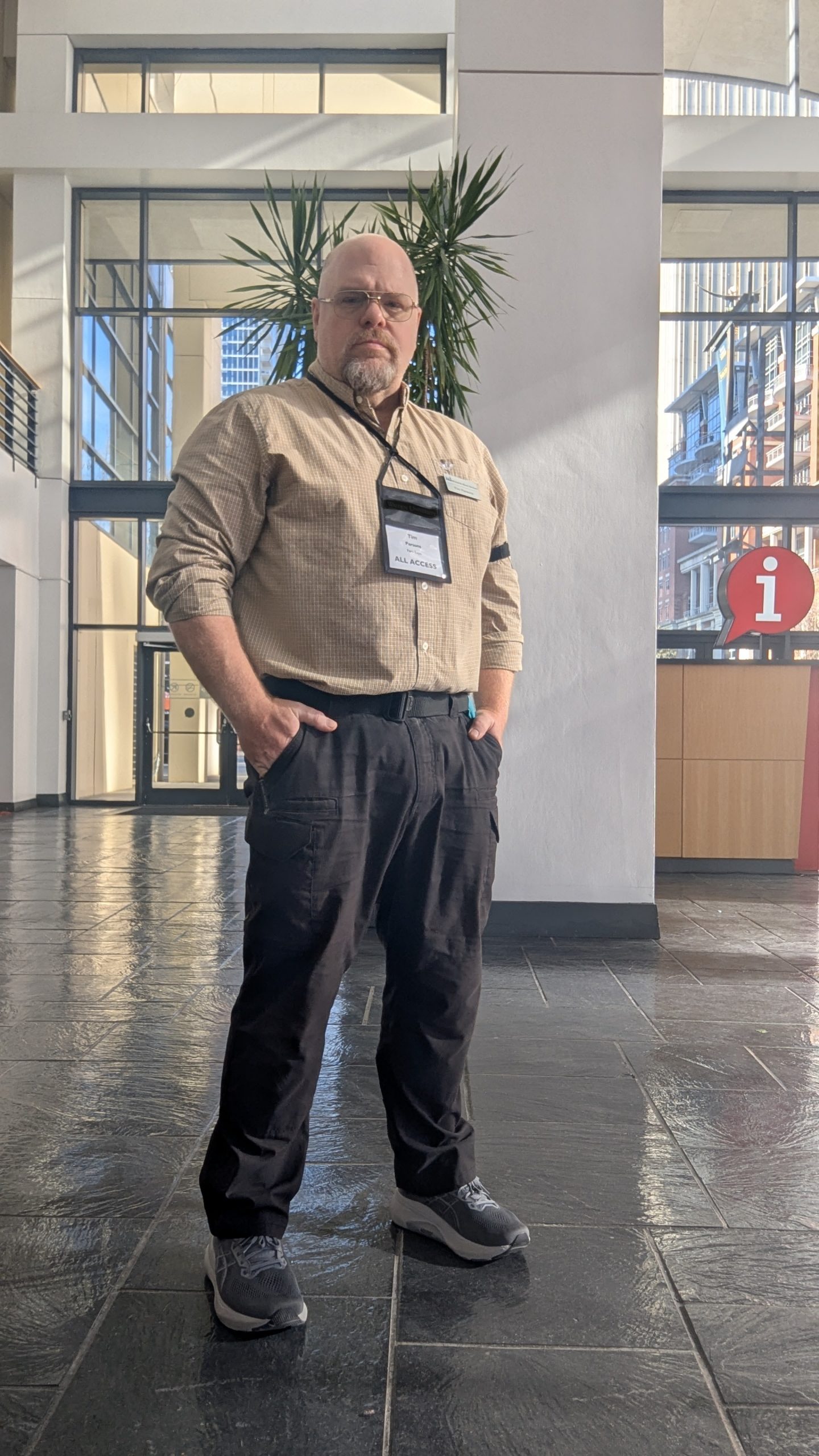 Timothy Parsons of Deformati Media Inc at the convention center